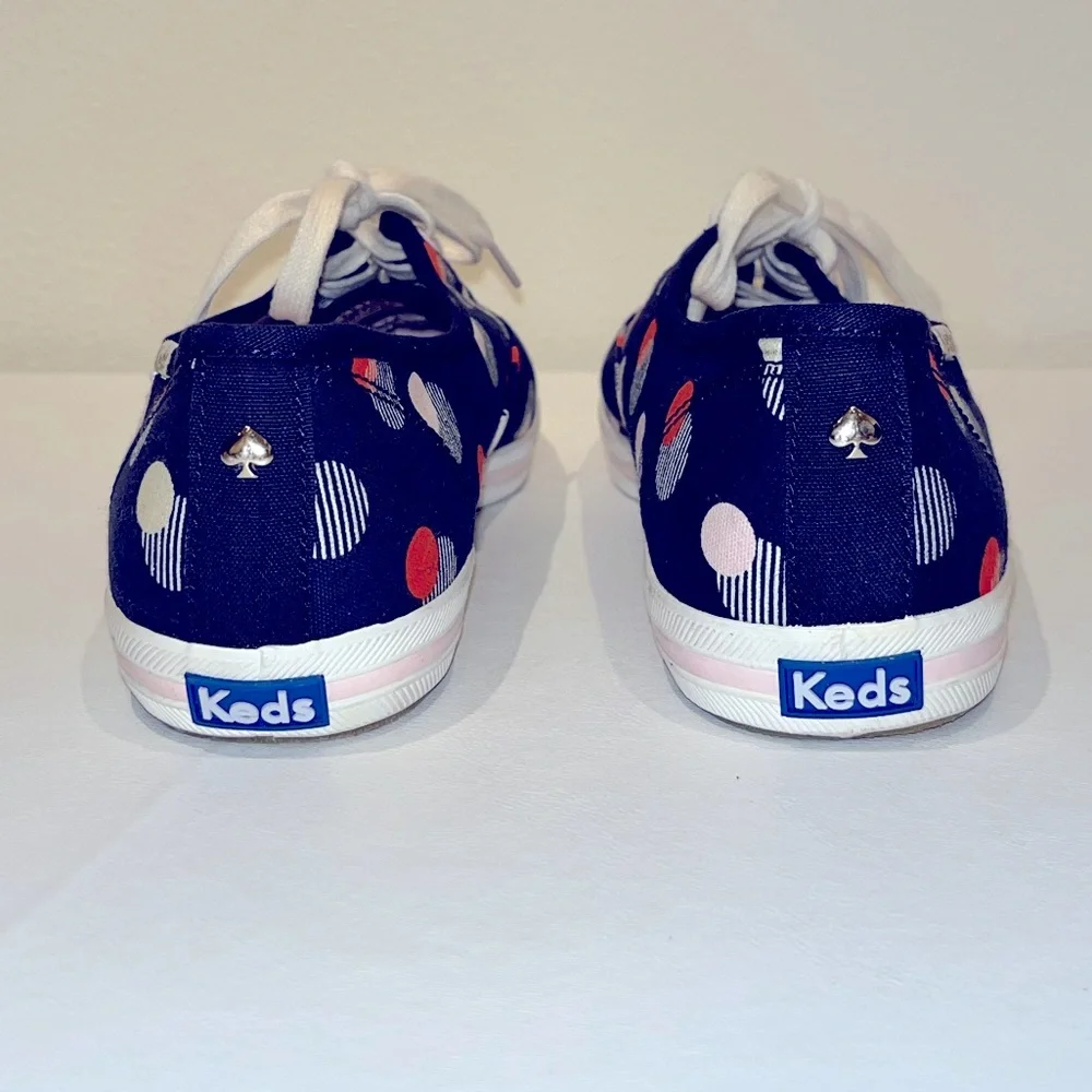 Keds x KATE SPADE Navy Polka Dot Sneakers NEW